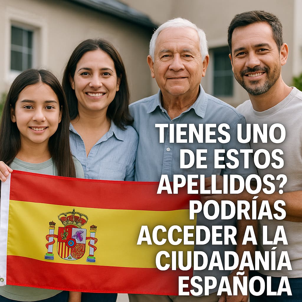 ¿Tienes uno de estos apellidos? Podrías acceder a la ciudadanía española