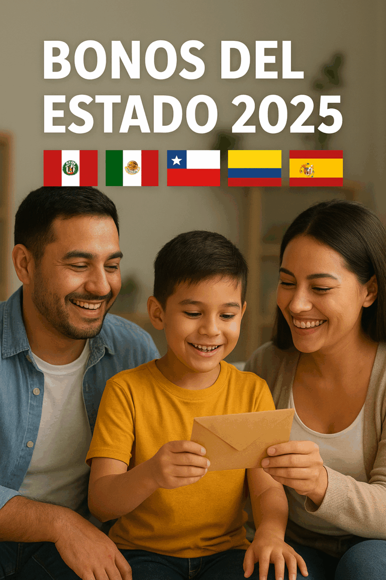Bonos del Estado 2025: Revisa si te corresponde una ayuda en tu país